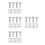 56Pairs Stainless Steel Handle Rivets for Home DIY Kitchen Tools 7