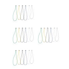 24Pcs Versatile Rubber Bands for Trash Bags Secure Elastic Straps