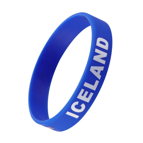 12Pièces Bracelets Silicone Pays Multicolores Pour Supporter 2