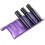 3Pcs Stackable Purple Plastic Essential Oil Bottle Holder with 5 Slots 1