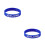12Pièces Bracelets Silicone Pays Multicolores Pour Supporter 5