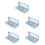5Sets Students Blue Drawing Kit with Ruler Compass Protractor Triangle 4