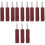 12Pcs Cylinder Head Porting Sanding Drum Kit Dark Red Sandpaper Rolls 3