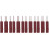12Pcs Cylinder Head Porting Sanding Drum Kit Dark Red Sandpaper Rolls 4