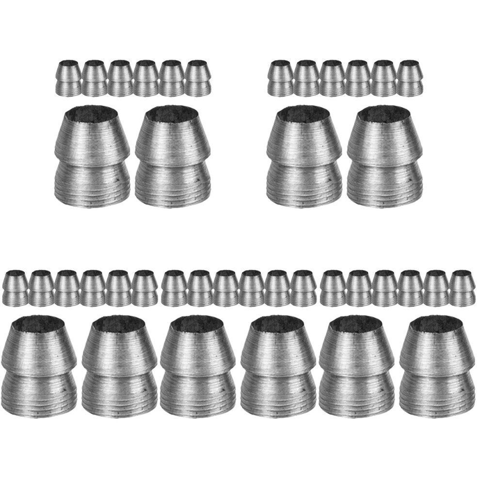 40Pcs Sturdy Silver Iron Wedges Compact Metal Wedges For Repair 3713122729823