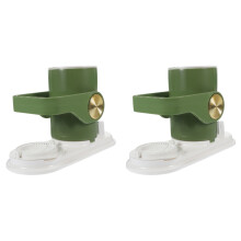 2Pcs Manual Dumpling Dough Press Green Plastic Kitchen Gadget Home Use