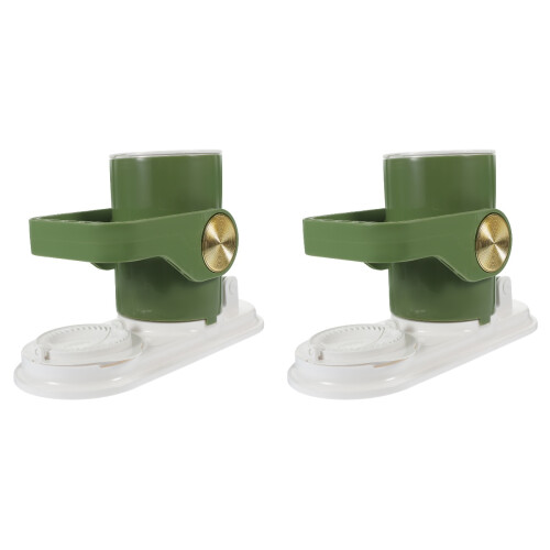 2Pcs Manual Dumpling Dough Press Green Plastic Kitchen Gadget Home Use