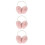 3Pièces Cache-Oreilles Rose Impeccable Pour Hiver 5