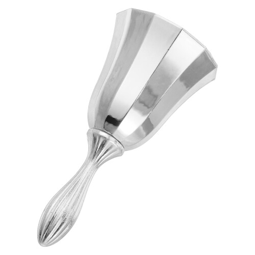 4Pcs Silver Handheld Dinner Bells Metal for Restaurant and Shop Use 2