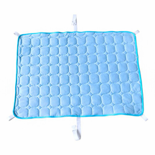 2Pcs Eco-Friendly Cool Mat for Pets Sky-Blue Thickened Cooling Pad 1
