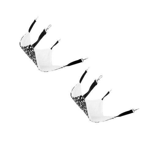2Pièces Pour Chat Noir Double Côté Plush Respirant 1
