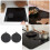 2Pièces Silicone Anti-Dérapant Protection Table Four Noir 3