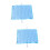 2Pcs Eco-Friendly Cool Mat for Pets Sky-Blue Thickened Cooling Pad 6