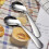 2Pcs Durable Stainless Steel Angled Spoon Feeding Utensil for Elderly 4