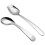 2Pcs Durable Stainless Steel Angled Spoon Feeding Utensil for Elderly 8