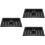 3Pièces Organisateur De Jetons Poker Noir Multi-Usage 6