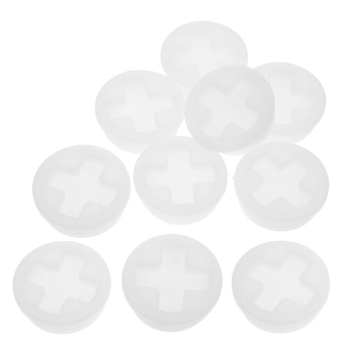 30Pcs White Plastic Paint Bucket Lids Secure Seal Drum Covers 1