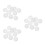 30Pcs White Plastic Paint Bucket Lids Secure Seal Drum Covers 5