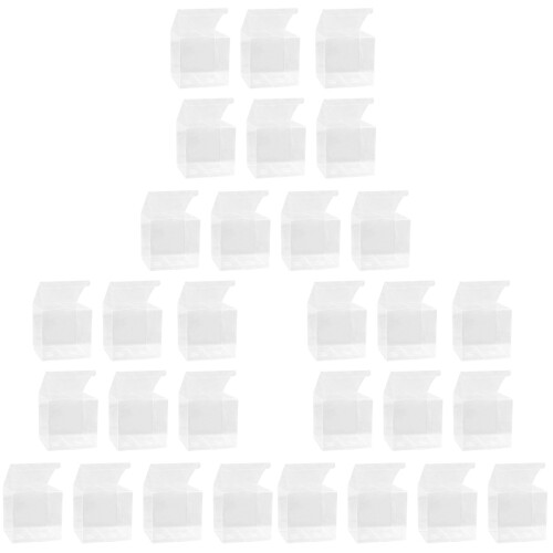 30Pièces Boîtes Transparentes À Pour Anniversaire 1
