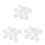 30Pcs White Plastic Paint Bucket Lids Secure Seal Drum Covers 6