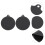 2Pièces Silicone Anti-Dérapant Protection Table Four Noir 11
