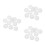 30Pcs White Plastic Paint Bucket Lids Secure Seal Drum Covers 8