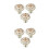 6Pcs Wood Mushroom Knobs Multi Color Cabinet Drawer Pull Handles 5