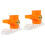 2Pcs Easy Clean Reusable Dumpling Wrapper Maker Plastic 4