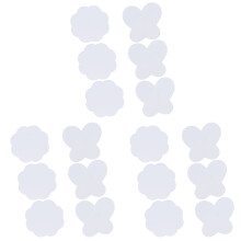 3Pcs Silicone Painting Palettes White Durable Paint Tray for Artists