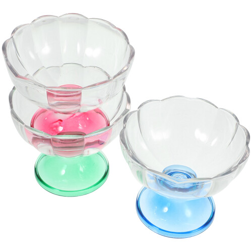 12Pièces Coupes À Dessert En Pied Assortis Pour Usage 1