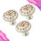 6Pcs Wood Mushroom Knobs Multi Color Cabinet Drawer Pull Handles 10