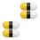 4Pcs Portable Yellow Privacy Information Blocking Roller Stamp Plastic 6