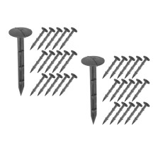 60 Pcs Ground Pegs Garden Stakes Garden Anchor Net