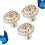 6Pcs Wood Mushroom Knobs Multi Color Cabinet Drawer Pull Handles 11