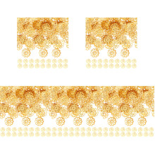 6000Pcs Metal Flower Bead Caps Golden Color for DIY Jewelry Supplies