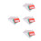 4Sets PVC Bridge Bidding Cards Assorted Color Game Props 7