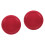 2Pcs Red Metal Threaded Caps for Telescope Eyepiece Protective Cover 6