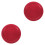 2Pcs Red Metal Threaded Caps for Telescope Eyepiece Protective Cover 7