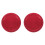 2Pcs Red Metal Threaded Caps for Telescope Eyepiece Protective Cover 8