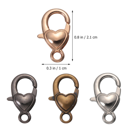 10Pièces Fermoirs Lobster En Alliage Argenté Pour DIY Durable 1