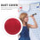 2Pcs Red Metal Threaded Caps for Telescope Eyepiece Protective Cover 11