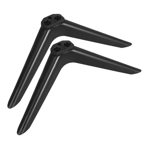10Pcs Black Plastic TV Mount Stand Base for Home Use Tabletop Display 1