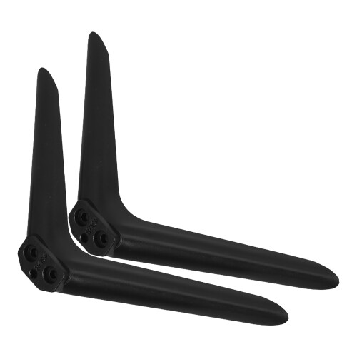 10Pcs Black Plastic TV Mount Stand Base for Home Use Tabletop Display 2