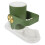 2Pcs Manual Dumpling Dough Press Green Plastic Kitchen Gadget Home Use 2