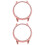 2Pièces Montre Rose Anti-Saleté Chocs 5