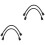 2pcs Pair Crafting Supplies Miss Hardware 3