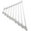 4Pcs Stainless Steel Kitchen Sink Rack Grey Triangular Storage Basket 11