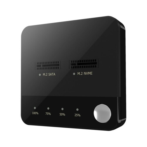 M.2  Duplicator M.2  to Nvme SSD Enclosure External Hard Disk Docking Station with Clone for M2 HDD SSD Reader 1
