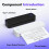 Portable Thermal Transfer Printer Wireless,Multi-Size,Eco-Friendly for Windows System, Os System,Phone,Tablet,White 5