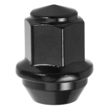 Schwarze Metall-Radmutterkappen, Langlebig Und Für Pkw